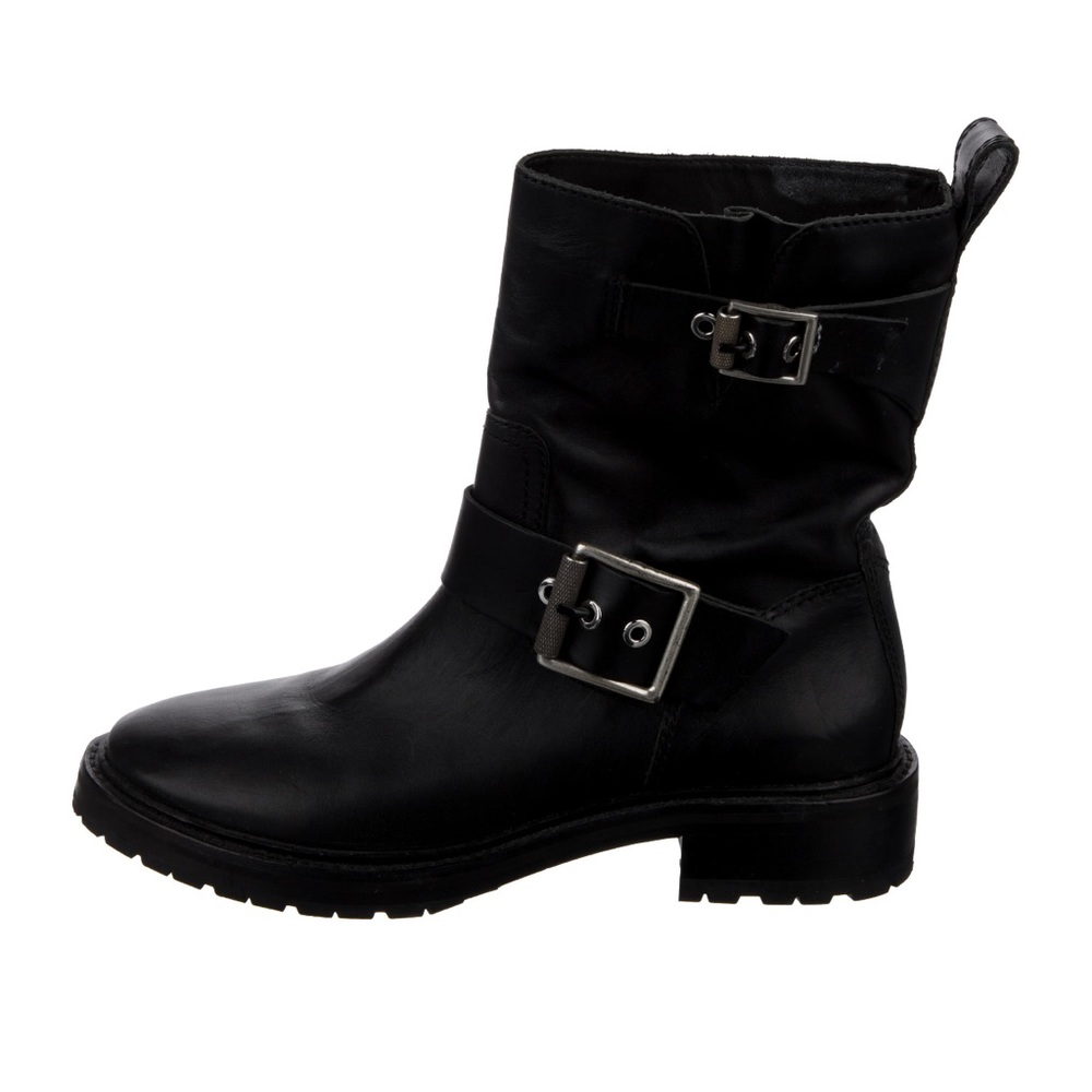 Leather Moto Boots